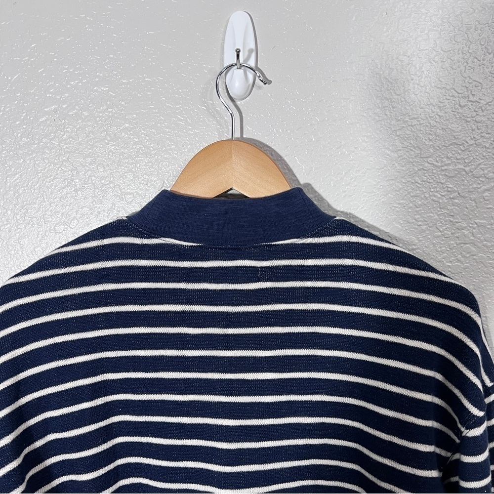 Madewell Quilted Studio Mockneck Sweatshirt in Stripe in size XS - Picture 6 of 11